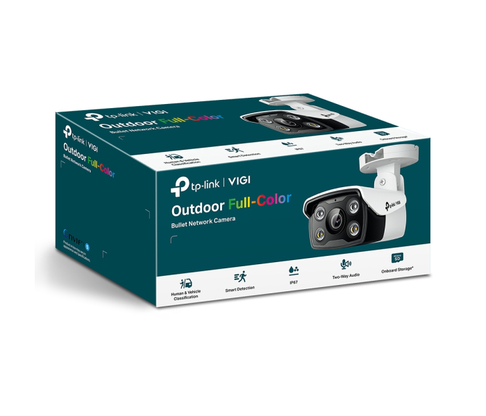 TP‑Link VIGI C330(6MM) 3MP Full‑Color Bullet Mikrofon IR/LED 30m H.265+ IP67 PoE